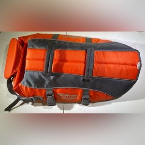 Outward Hound  Granby Splash Life Jacket, Medium (30-55lb), Blaze Orange